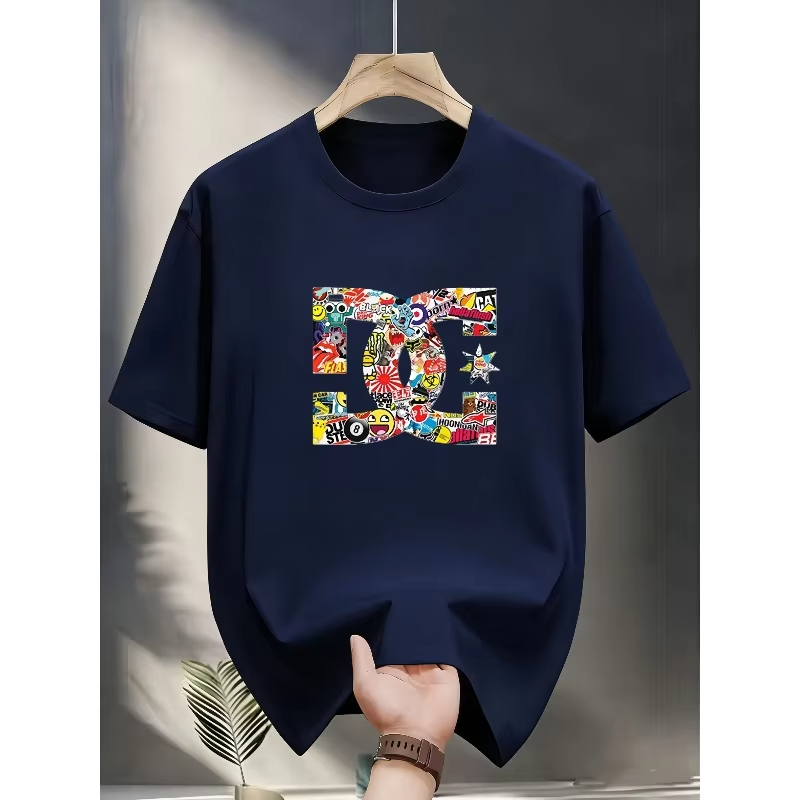 Streetwear Brand Graphics - T-shirt Oversize Imprimé de Marque de