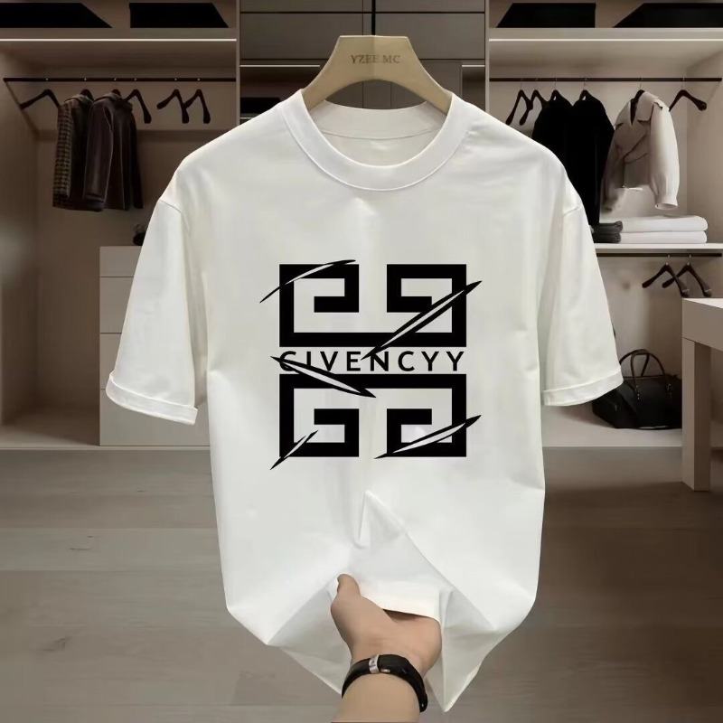 Streetwear Brand Graphics - T-shirt Homme 2026 GIVENCY avec Logo