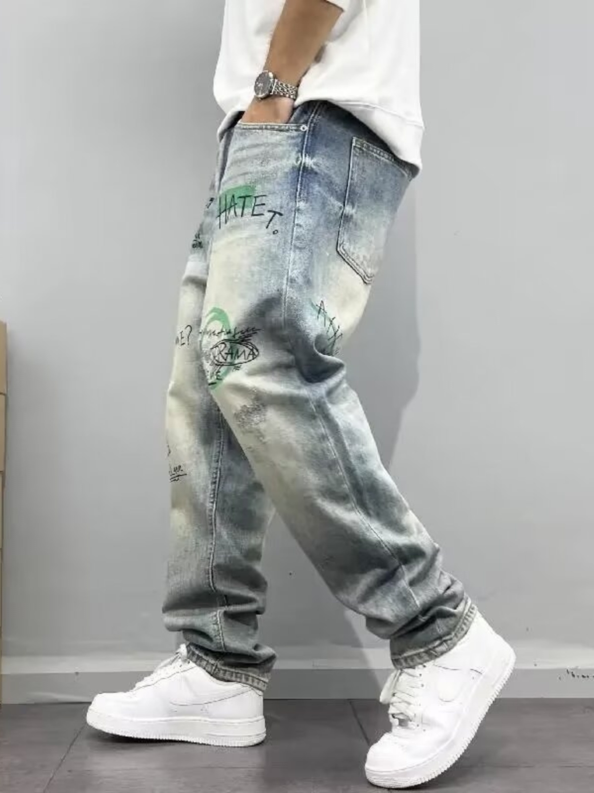 Jeans rétro américains pour ho - Streetwear Brand Jeans avis et prix