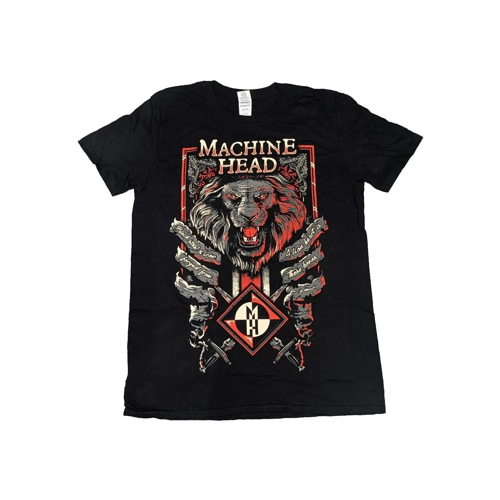 T-shirt MACHINE HEAD Lion Hear - Streetwear Brand Heart avis et prix