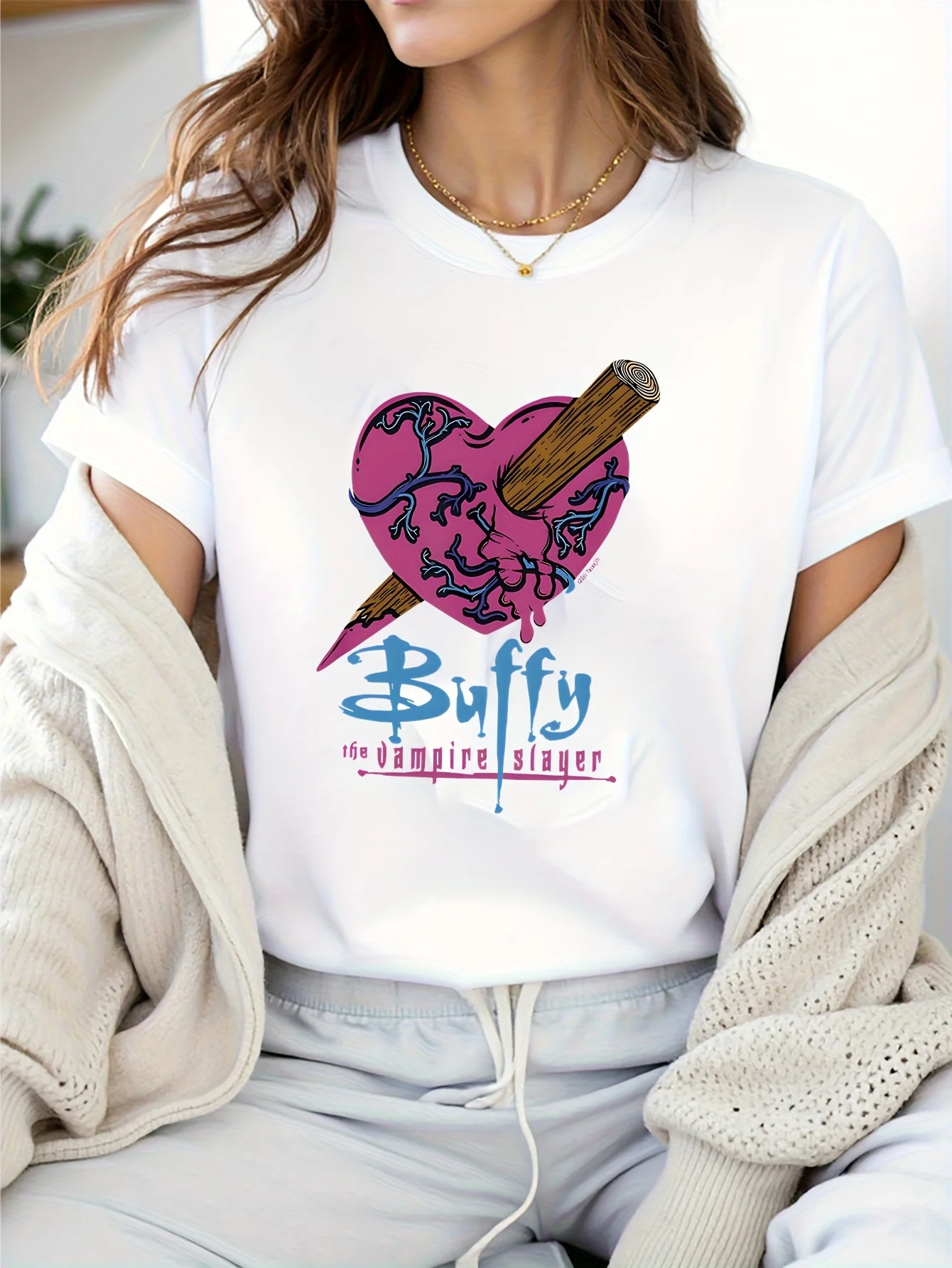 Loisirs mode T-shirt à manches - Streetwear Brand Heart avis et prix