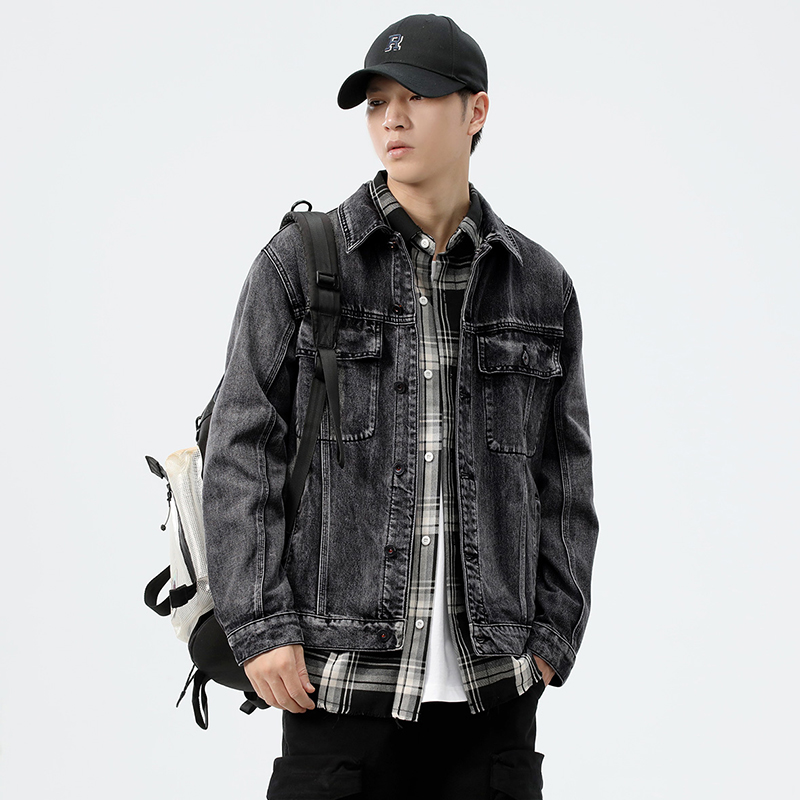 Veste en jean délavée coupe am - Streetwear Brands avis et prix